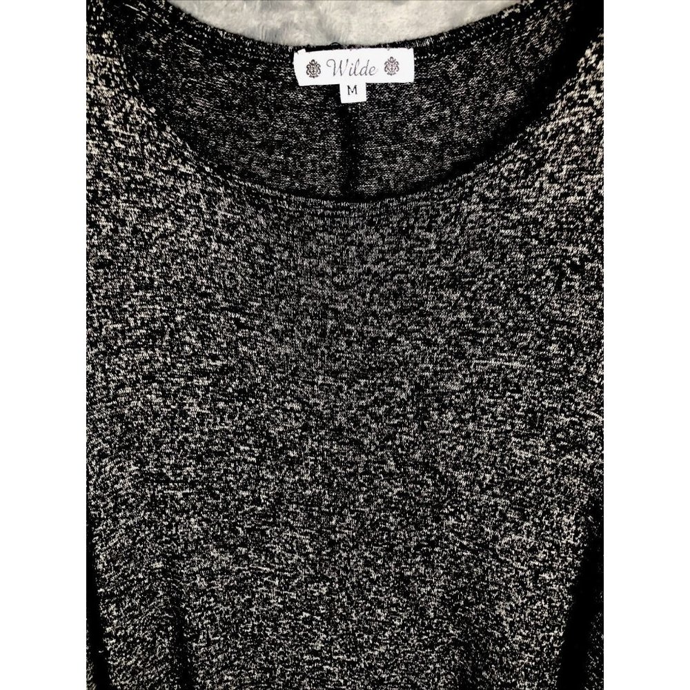 Ellie Wilde Dress  Woman’s Adult Size Medium Black/Gray - Picture 4 of 14